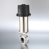 Intelligent Pneumatic Actuated Butterfly Valves Weld End