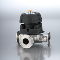 Sanitary Three Way Diaphragm Valves